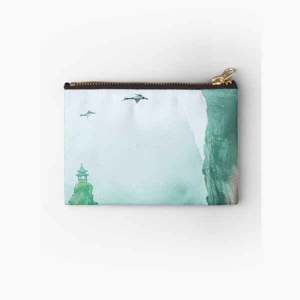 Item preview, Mystic Mountains and Cranes - Chinese Landscape Art designed and sold by Piotrek0001.