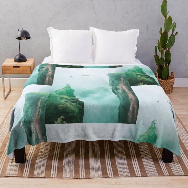 Item preview, Mystic Mountains and Cranes - Chinese Landscape Art designed and sold by Piotrek0001.