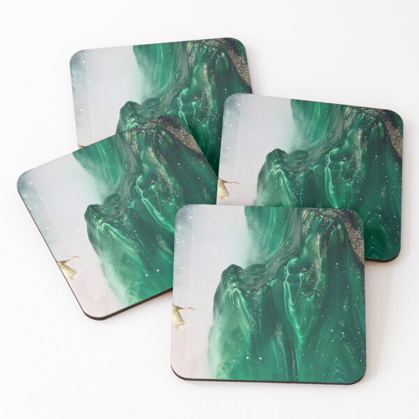 Item preview, Mystic Mountains and Cranes - Chinese Landscape Art designed and sold by Piotrek0001.