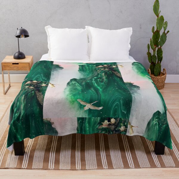 Item preview, Mystic Mountains and Cranes - Chinese Landscape Art designed and sold by Piotrek0001.