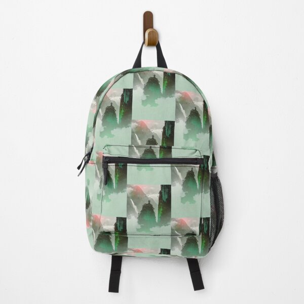 Item preview, Mystic Mountains and Cranes - Chinese Landscape Art designed and sold by Piotrek0001.