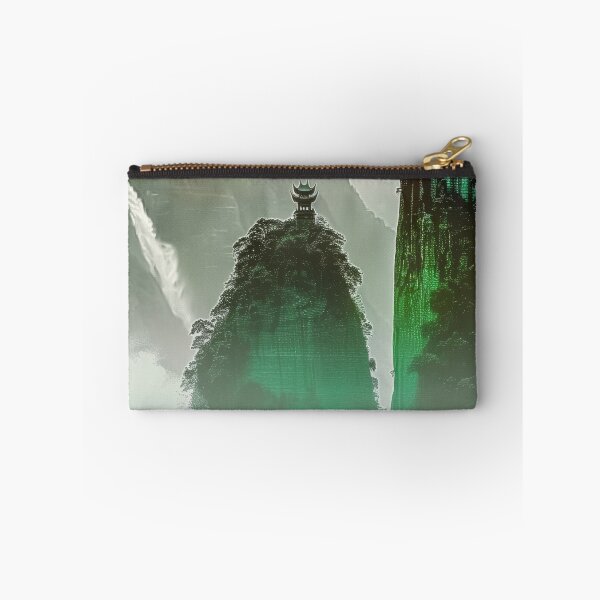 Item preview, Mystic Mountains and Cranes - Chinese Landscape Art designed and sold by Piotrek0001.