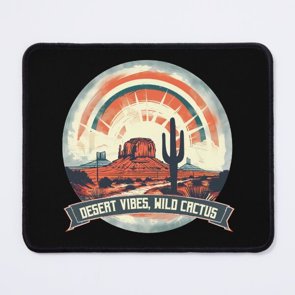 Item preview, Western Desert Vibes Cactus Sunset Art designed and sold by Aredbox.
