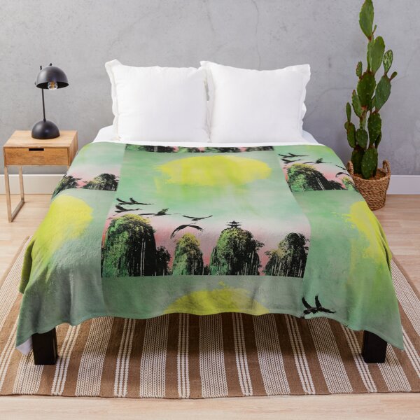Item preview, Mystic Mountains and Cranes - Chinese Landscape Art designed and sold by Piotrek0001.