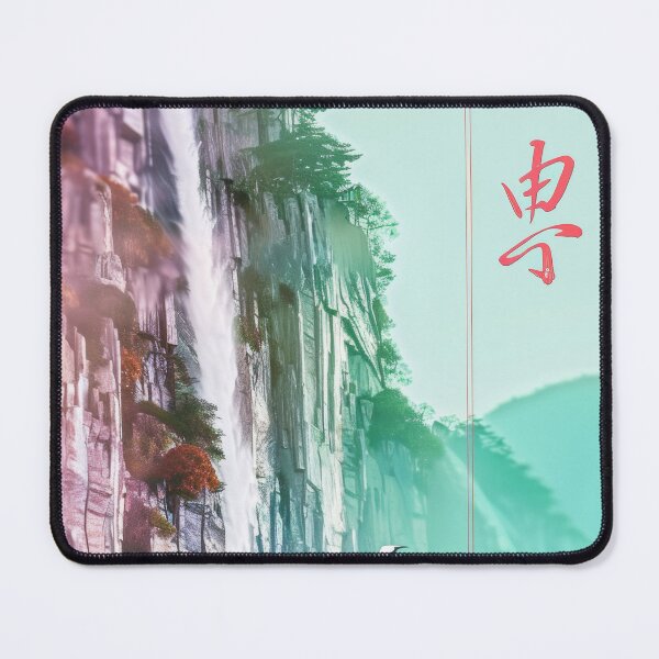 Item preview, Mystic Mountains and Cranes - Chinese Landscape Art designed and sold by Piotrek0001.