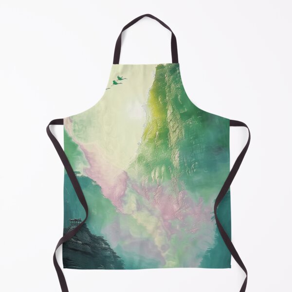 Item preview, Mystic Mountains and Cranes - Chinese Landscape Art designed and sold by Piotrek0001.