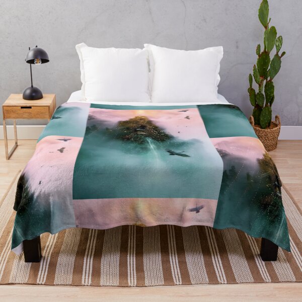 Item preview, Mystic Mountains and Cranes - Chinese Landscape Art designed and sold by Piotrek0001.