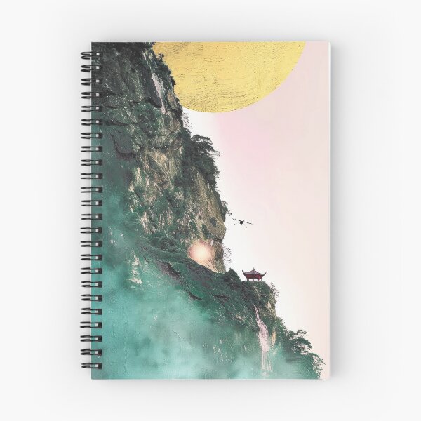 Item preview, Copy of Mystic Mountains and Cranes - Chinese Landscape Art designed and sold by Piotrek0001.