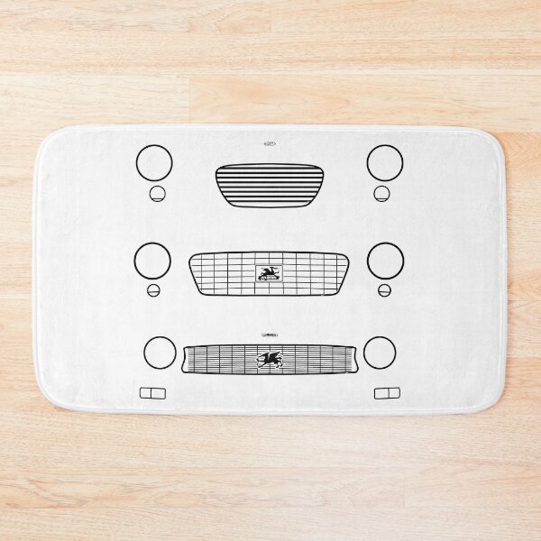 Item preview, Gilbern 1960s classic car evolution black outlines designed and sold by soitwouldseem.
