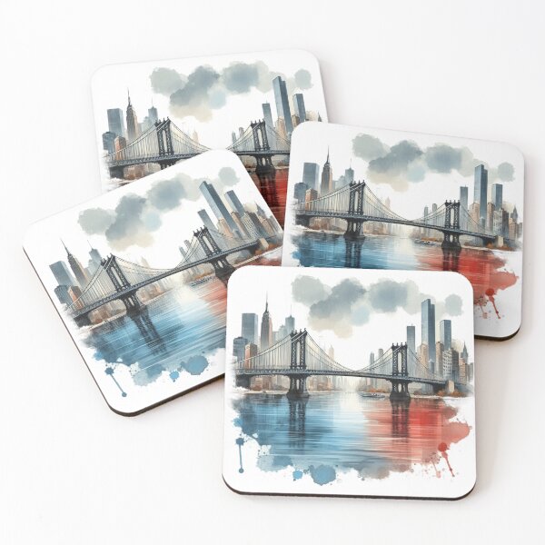 Item preview, Bridge in the city designed and sold by AJCIShop.