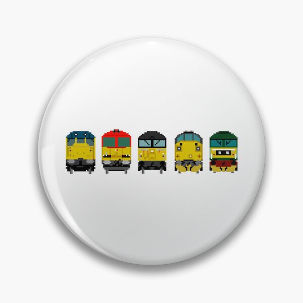 Item preview, 8-bit british locomotives  designed and sold by TrainFanatic.