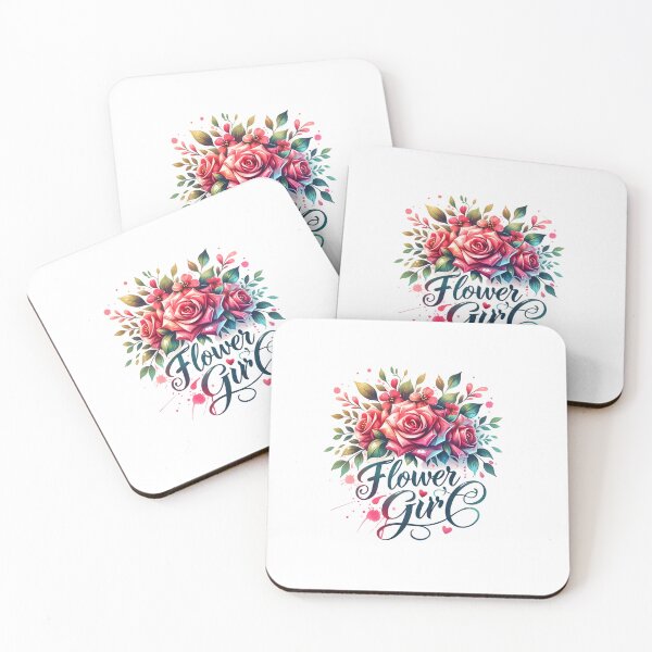 Item preview, "Flower Girl" Floral Bouquet Design – Perfect Gifts & Wedding Apparel designed and sold by artedigital99.