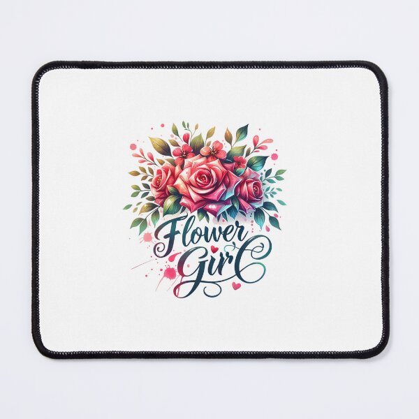 Item preview, "Flower Girl" Floral Bouquet Design – Perfect Gifts & Wedding Apparel designed and sold by artedigital99.
