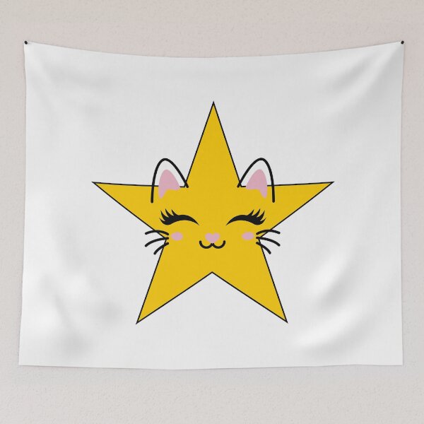 Item preview, CAT, Pink Cat Star designed and sold by larissa-myrie.