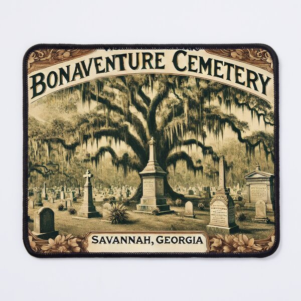 Item preview, Bonaventure Cemetery Art – Savannah’s Iconic Vintage Gothic Graveyard designed and sold by GravNReflection.