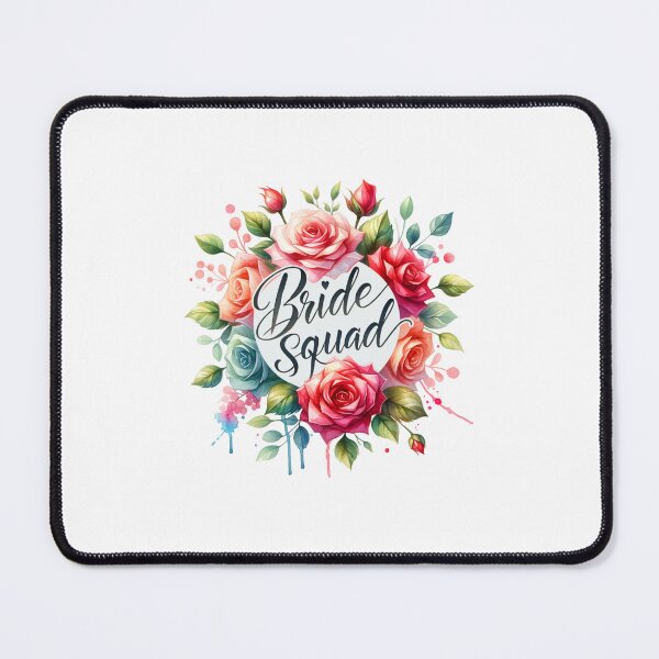 Item preview, "Bride Squad" Floral Design – Perfect for Wedding Party Gifts & Apparel designed and sold by artedigital99.