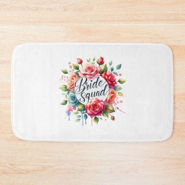 Item preview, "Bride Squad" Floral Design – Perfect for Wedding Party Gifts & Apparel designed and sold by artedigital99.