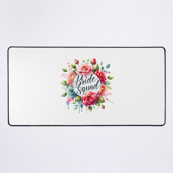 Item preview, "Bride Squad" Floral Design – Perfect for Wedding Party Gifts & Apparel designed and sold by artedigital99.