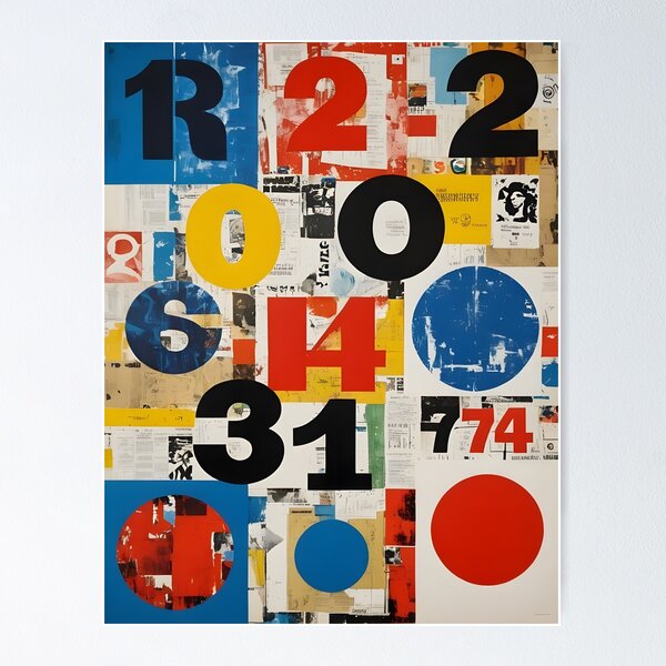 Item preview, Magical Pop Numbers  designed and sold by Nikola Eftimov.