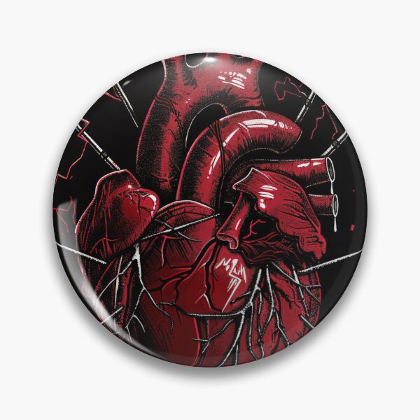 Item preview, Anatomical Heart Power electronics - Dark, Industrial Graphic Art designed and sold by Piotrek0001.