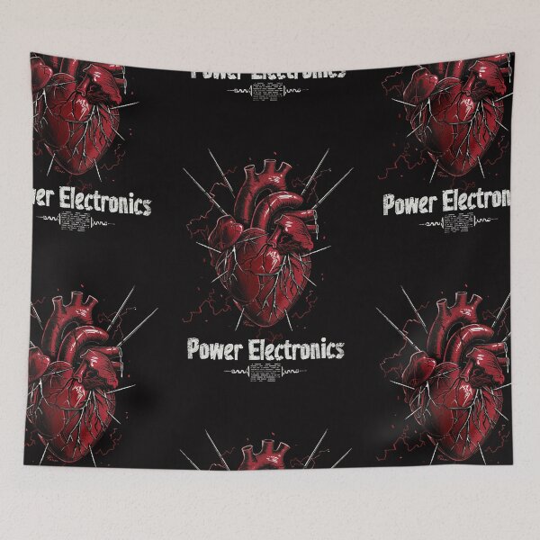 Item preview, Anatomical Heart Power electronics - Dark, Industrial Graphic Art designed and sold by Piotrek0001.