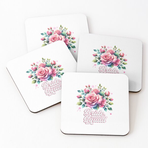 Item preview, "Bride Squad" Floral Design – Perfect for Wedding Party Gifts & Apparel designed and sold by artedigital99.