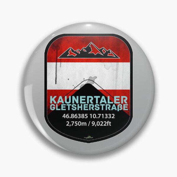 Artikelvorschau, Kaunertaler Gletscherstraße Österreich Motorrad Aufkleber T-Shirt 02 entworfen und verkauft von OuterShellUK.