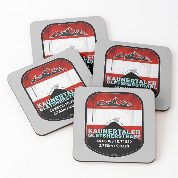 Item preview, Kaunertal Glacier Road Austria Motorcycle Sticker T-Shirt 02 designed and sold by OuterShellUK.