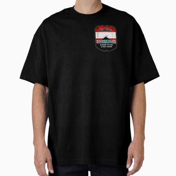 Item preview, Kaunertal Glacier Road Austria Motorcycle Sticker T-Shirt 02 designed and sold by OuterShellUK.