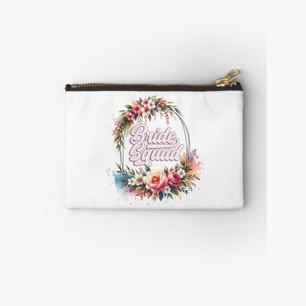 Item preview, "Bride Squad" Floral Design – Perfect for Wedding Party Gifts & Apparel designed and sold by artedigital99.