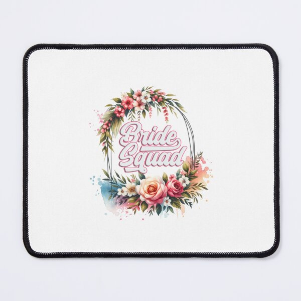 Item preview, "Bride Squad" Floral Design – Perfect for Wedding Party Gifts & Apparel designed and sold by artedigital99.