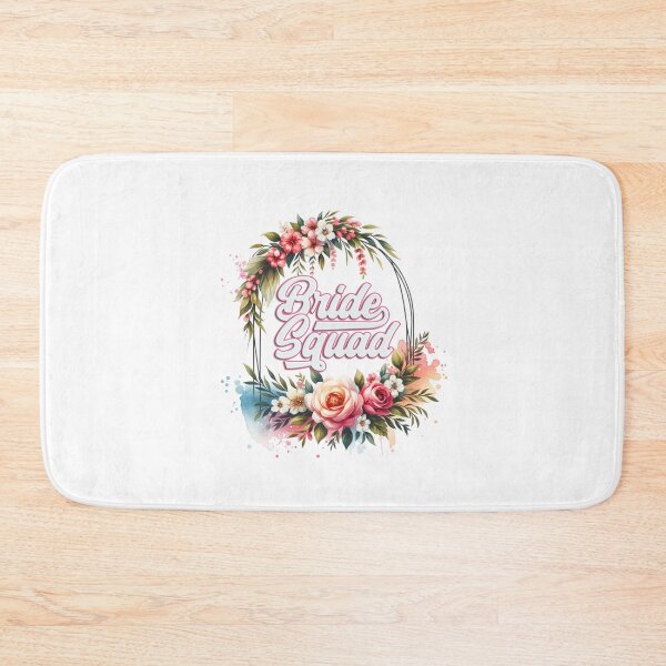 Item preview, "Bride Squad" Floral Design – Perfect for Wedding Party Gifts & Apparel designed and sold by artedigital99.