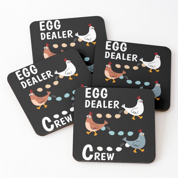 Item preview, Egg Dealer Crew Chicken Eggs designed and sold by MooonTees.