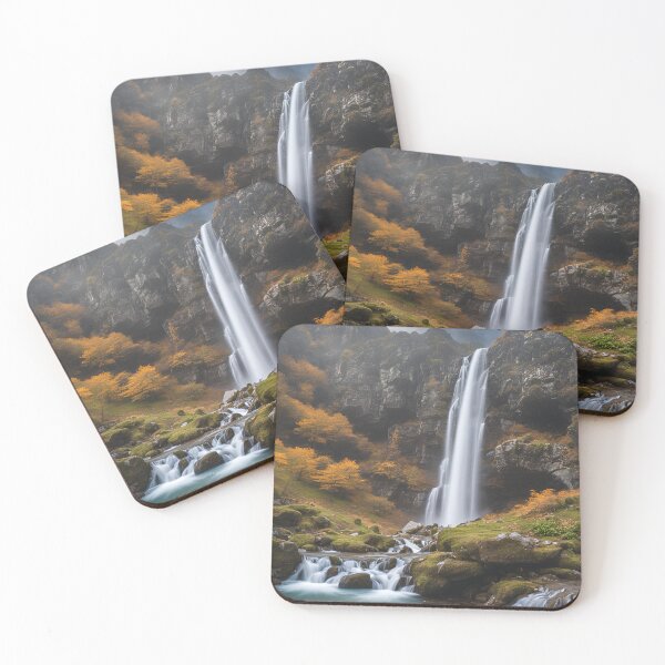 Item preview, Mountain waterfall print designed and sold by NicMacTees.