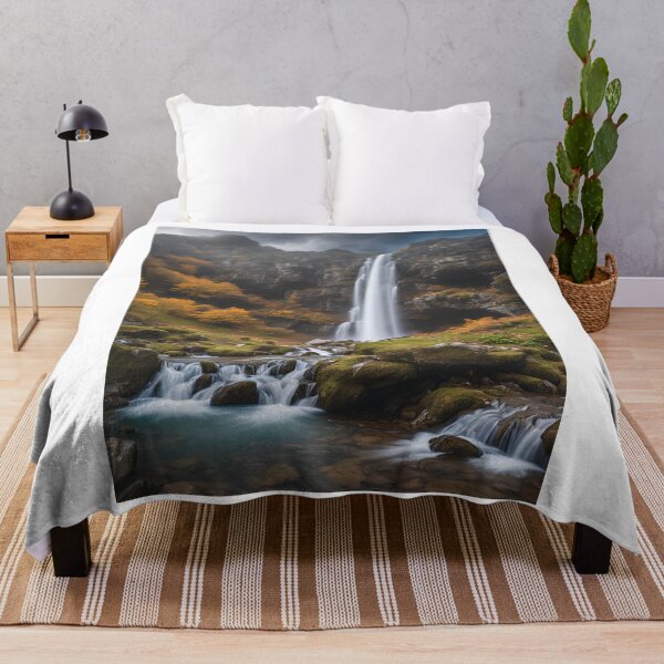Item preview, Mountain waterfall print designed and sold by NicMacTees.