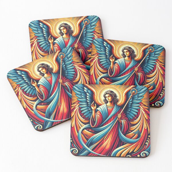 Item preview, Biblical Angel Religious Spiritual Art Print designed and sold by MSCVSN ART.
