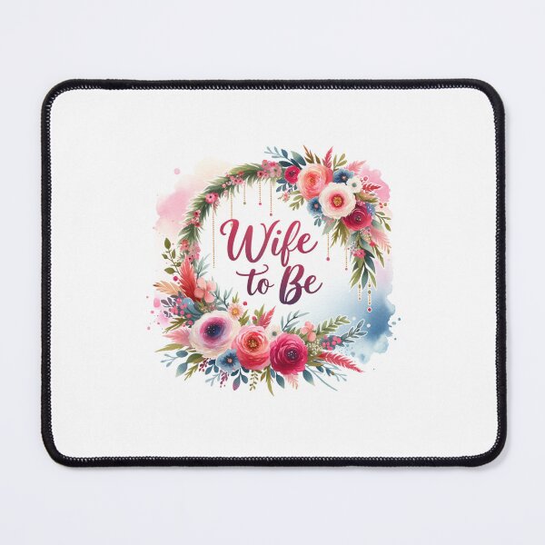 Item preview, "Wife to Be" Floral Design – Perfect for Bridal Gifts & Wedding Apparel designed and sold by artedigital99.