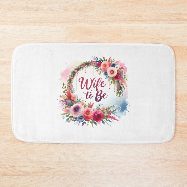 Item preview, "Wife to Be" Floral Design – Perfect for Bridal Gifts & Wedding Apparel designed and sold by artedigital99.
