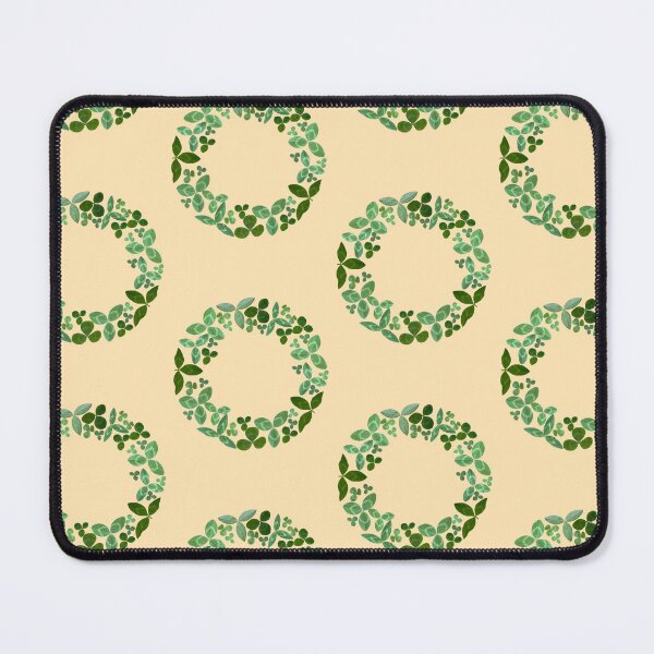 Item preview, Circle of three leaved clover - beautiful green leaves wreaths designed and sold by EveryDayDabble.