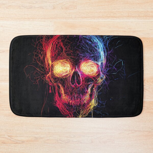 Item preview, Vibrant skull designed and sold by valerko26.