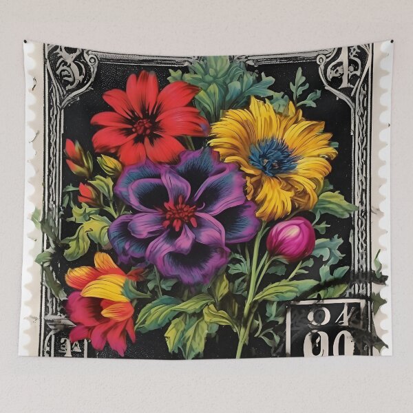 Item preview, Blossoms of Time: A Vintage Stamp Collection designed and sold by Vintagestamps.