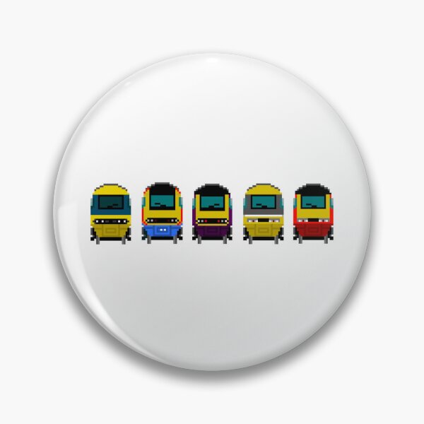 Item preview, 8-bit british class 43 HST's set3 designed and sold by TrainFanatic.