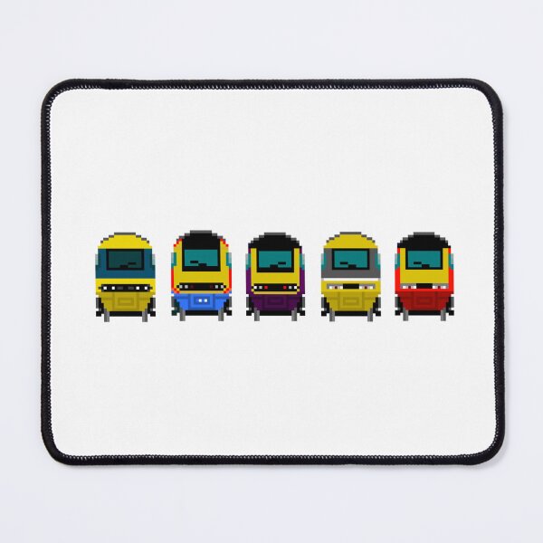 Item preview, 8-bit british class 43 HST's set3 designed and sold by TrainFanatic.