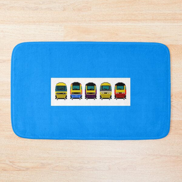 Item preview, 8-bit british class 43 HST's set3 designed and sold by TrainFanatic.