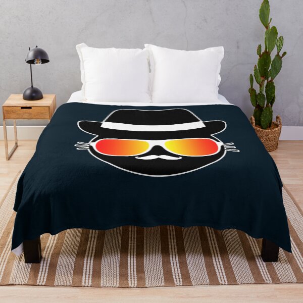 Item preview, Hipster cat in cartoon style. designed and sold by navarraspain.