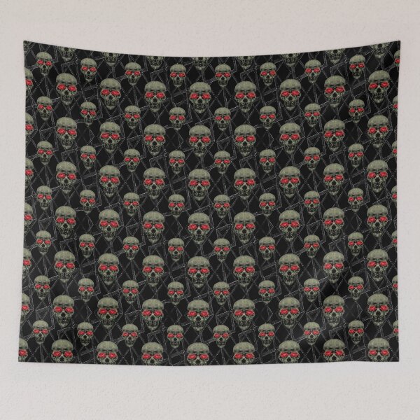 Item preview, Skulls Motif Pattern designed and sold by DFLC Prints.