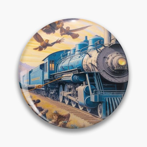Item preview, Majestic western locomotive steams into historic station building designed and sold by FotoworldEdel.