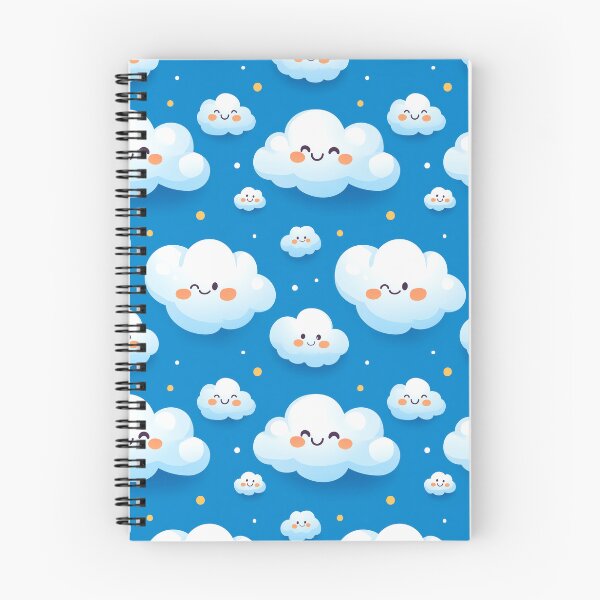Item preview, Cute Fluffy Cloud Party in Blue Sky designed and sold by Magic Pixels Shop.