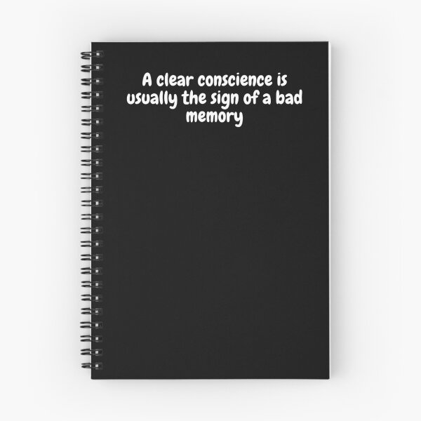 Item preview, A clear conscience is usually the sign of a bad memory designed and sold by Peters50.