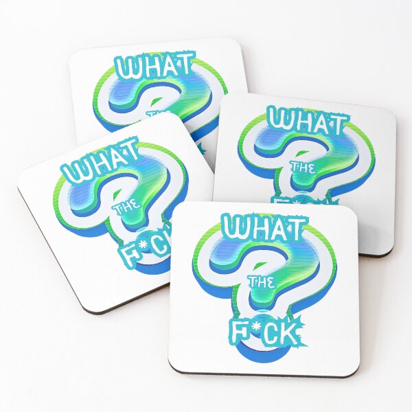 Item preview, What the f*uck, funny colored text, ? designed and sold by Lunaria Arts.